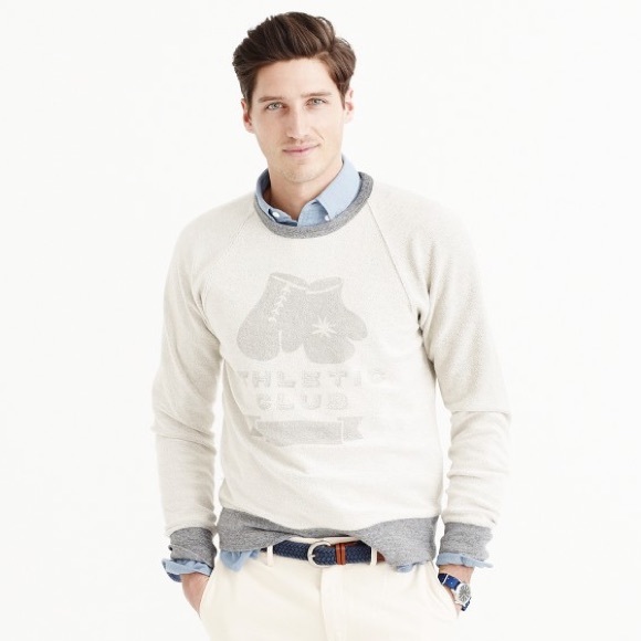 Hugo Guinness J. Crew Athletic Club Sweatshirt - Picture 2 of 8